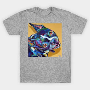 Daisy the Boston Terrier by Robert Phelps T-Shirt